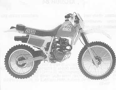 1987 xr200r